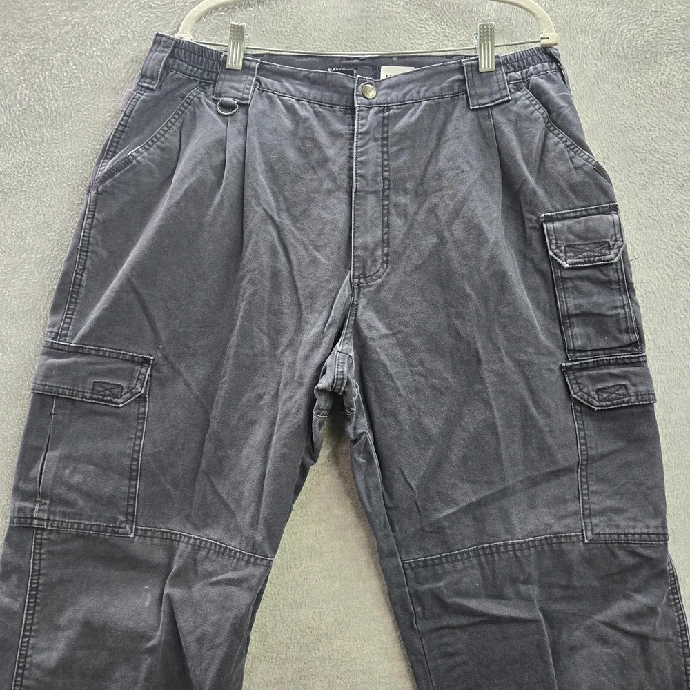 5.11 Tactical‎ Men Pants 38x34 Gray Cargo Pockets Canvas Work